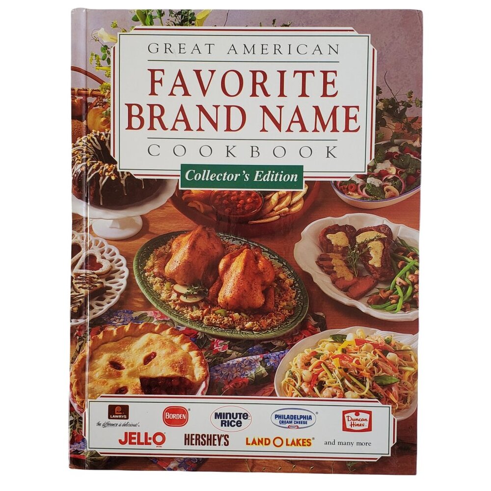 1993 Favorite Brand Name Cookbook Great American Collector's Edition Hardcover